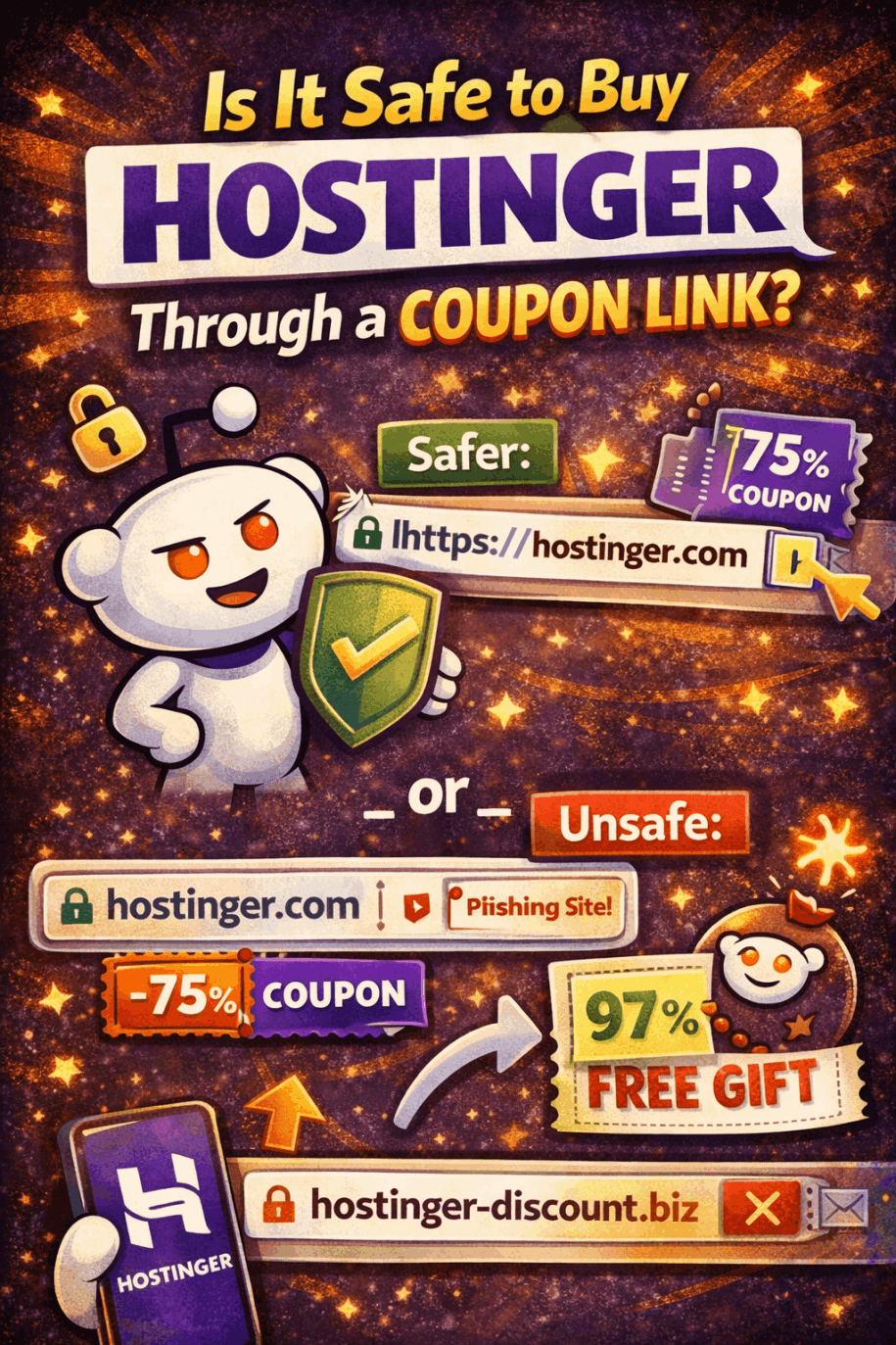 Is It Safe to Buy Hostinger Through a Coupon Link?