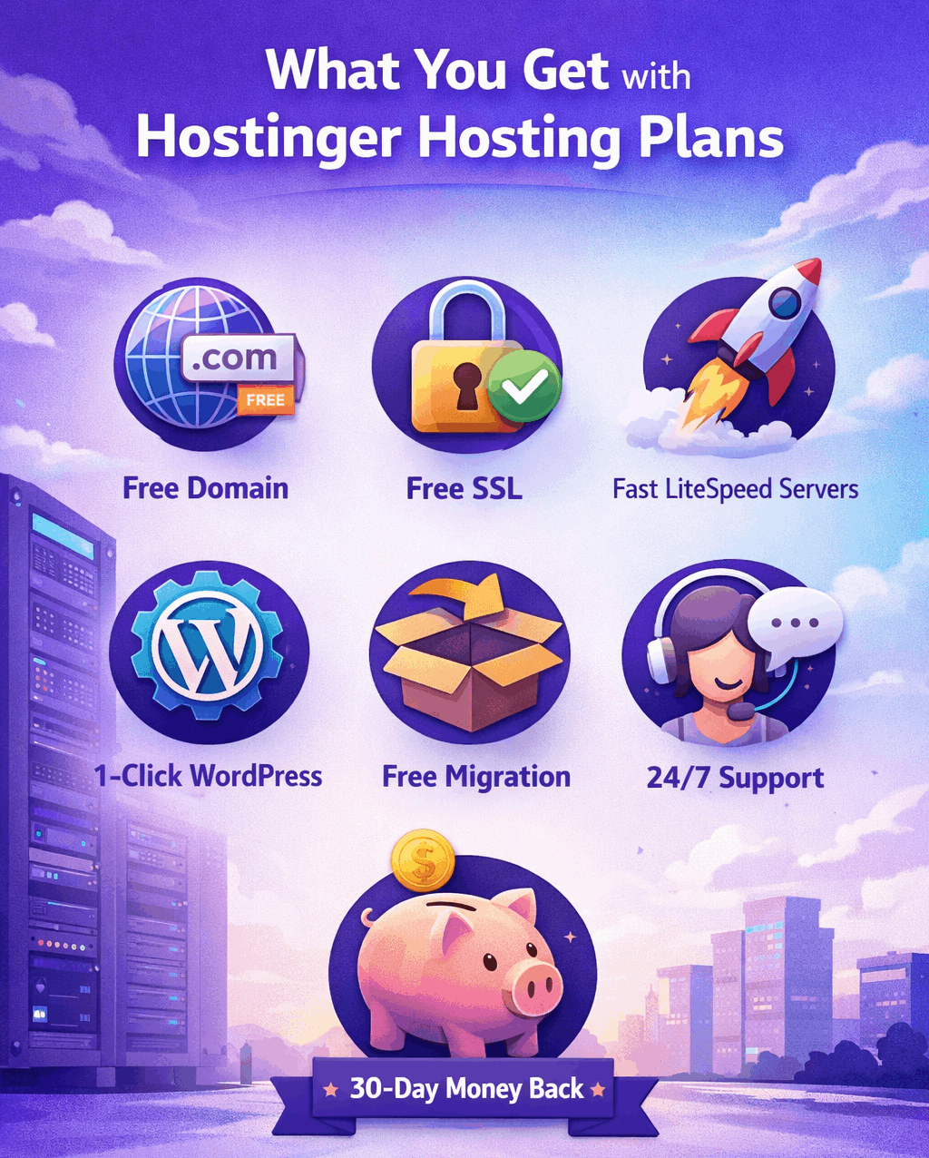 What You Get with Hostinger Hosting Plans