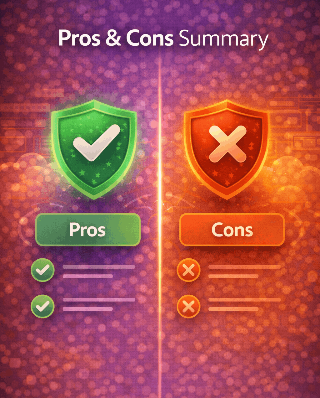 Pros & Cons Summary