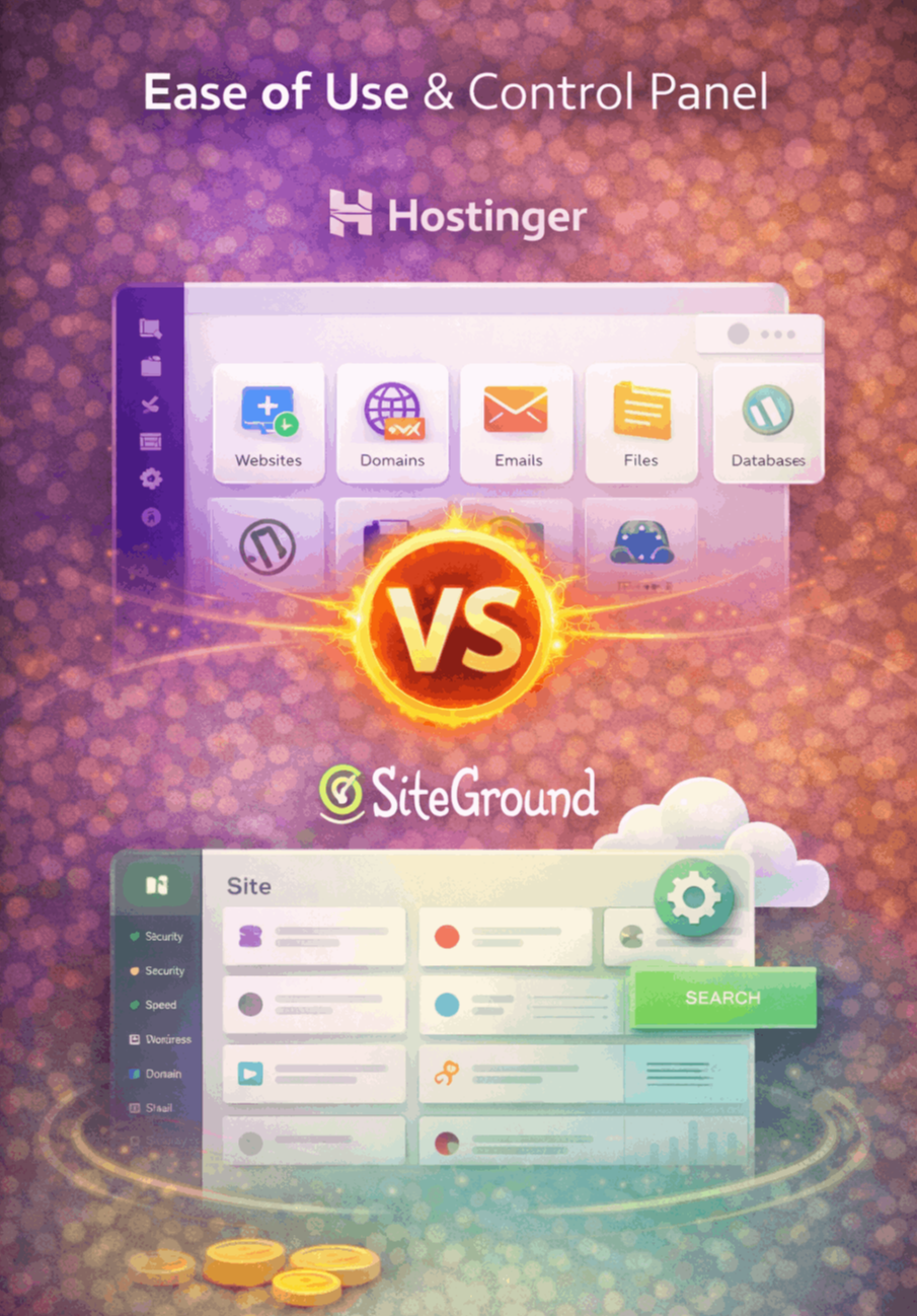 Ease of Use & Control Panel 