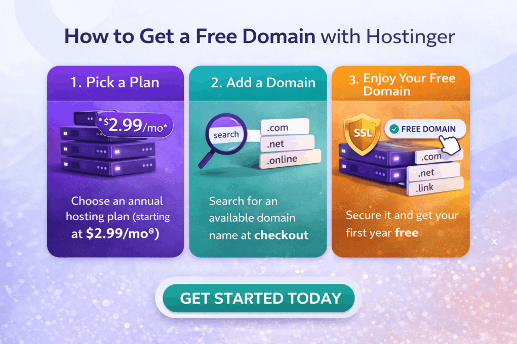 How to Get a Free Domain with Hostinger