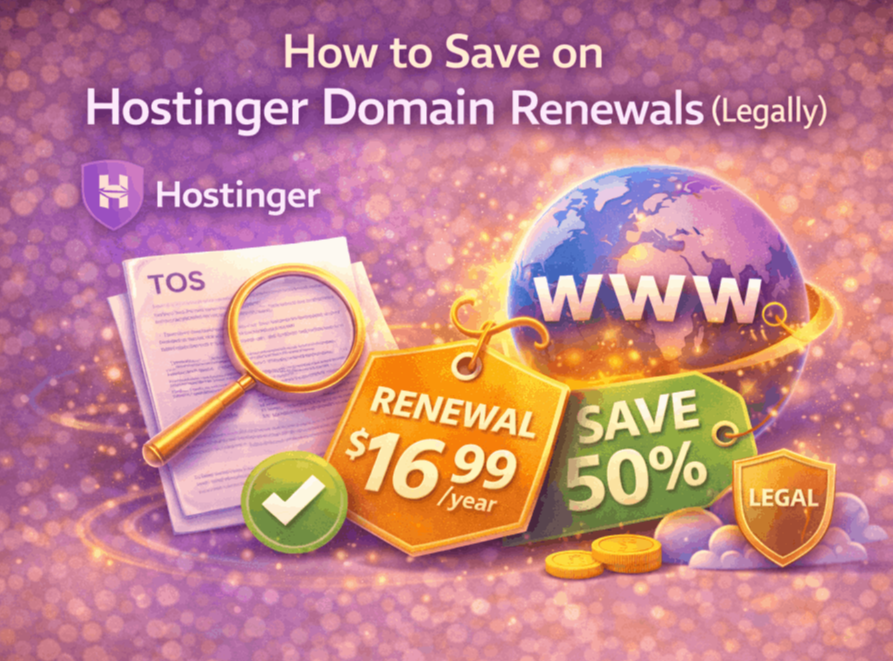 How to Save on Hostinger Domain Renewals (Legally)