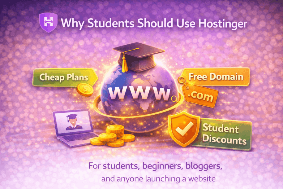 📉 Why Students Should Use Hostinger