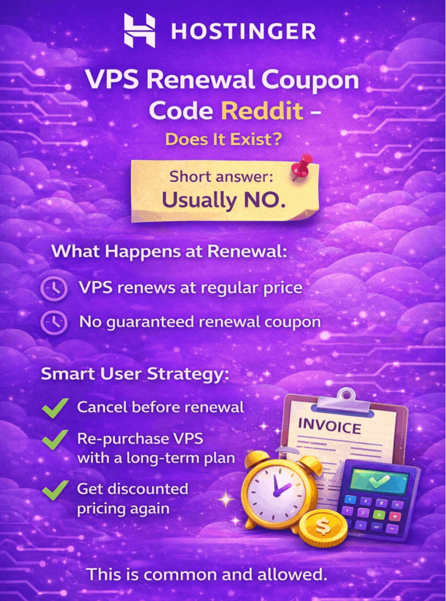 Hostinger VPS renewal pricing and discount strategy explained