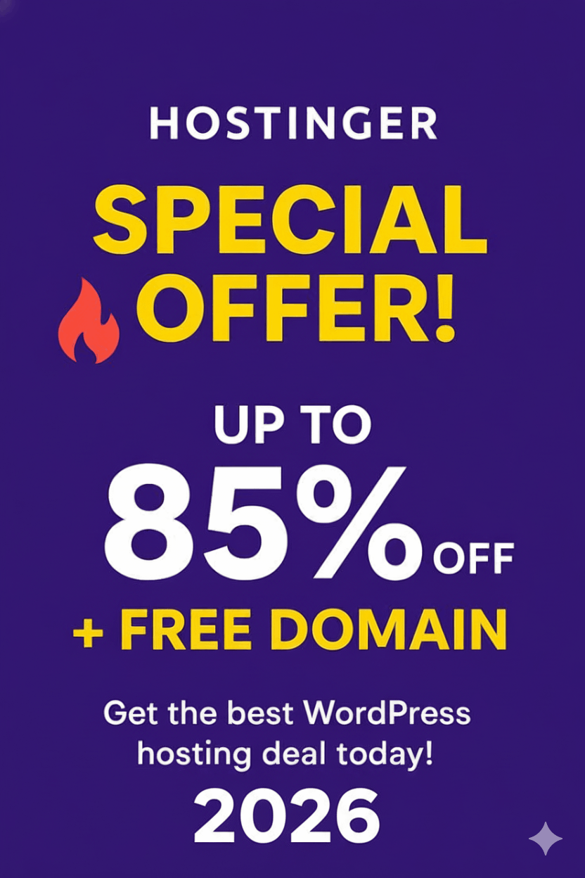 🔥 Best Hostinger Coupon Code Available Today