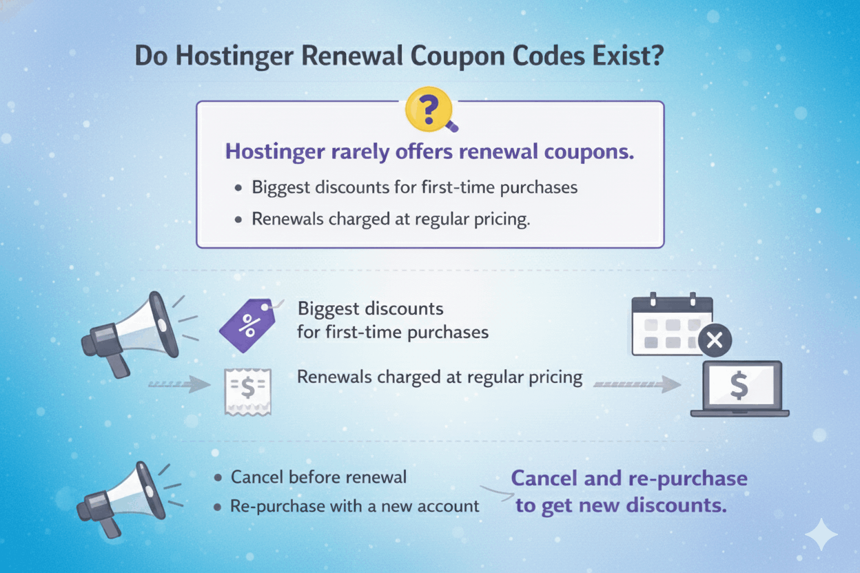 Do Hostinger Renewal Coupon Codes Exist?
